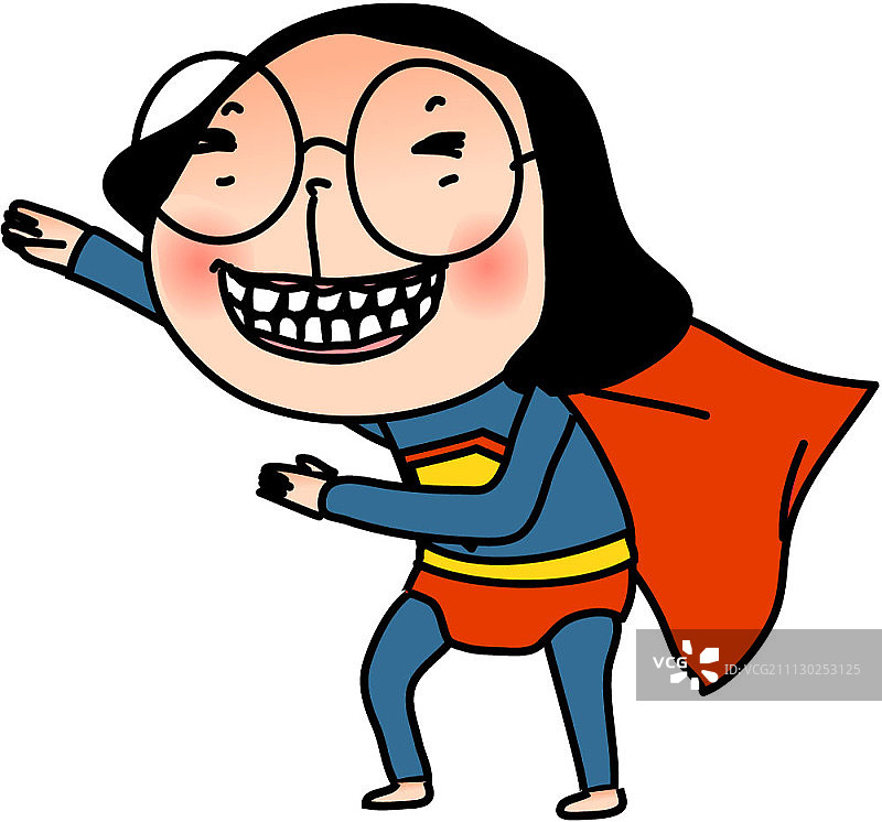 有趣的卡通女性角色图片素材