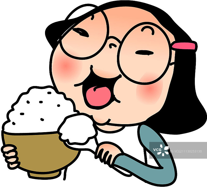 有趣的卡通女性角色图片素材