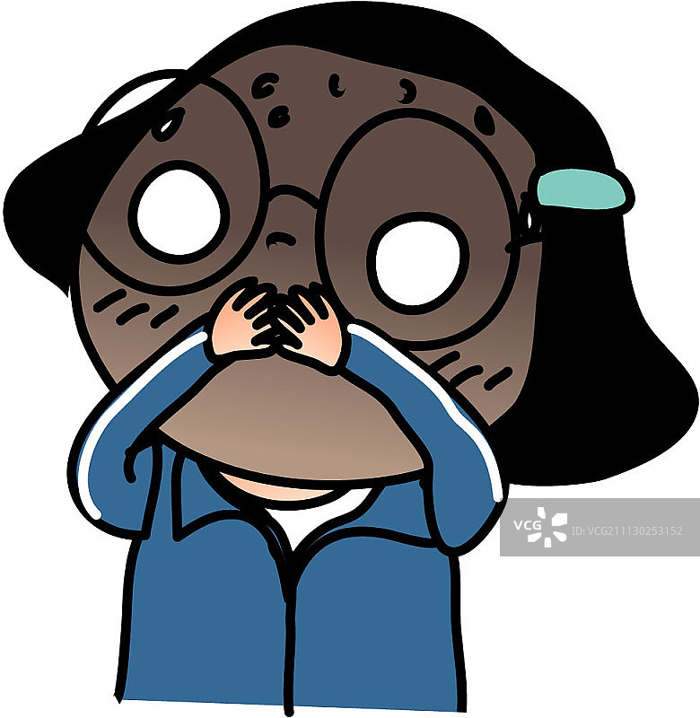 有趣的卡通女性角色图片素材