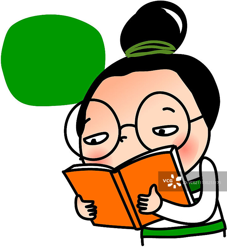 有趣的卡通女性角色图片素材