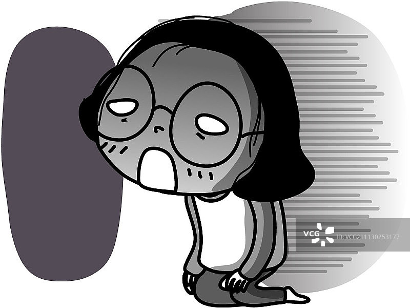 有趣的卡通女性角色图片素材