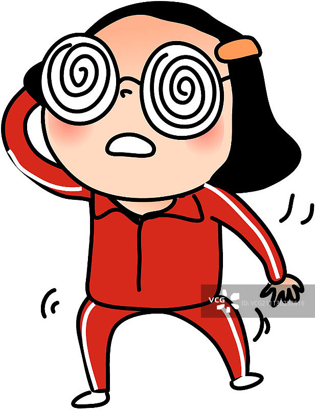 有趣的卡通女性角色图片素材