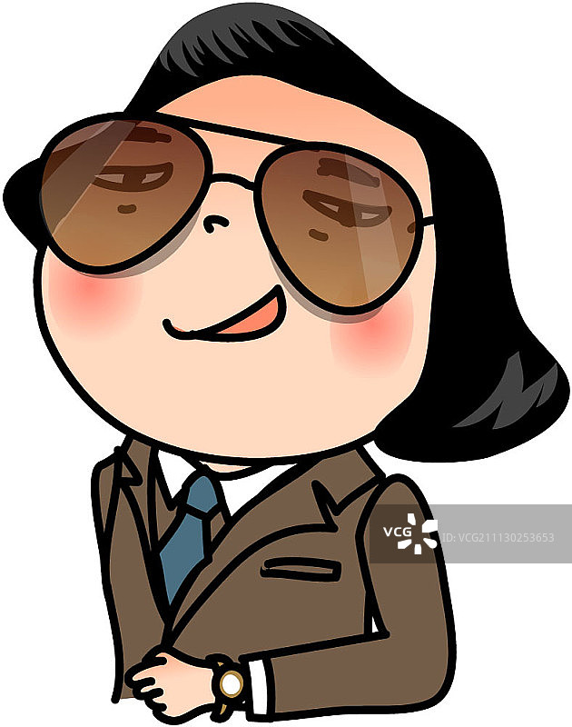 有趣的卡通女性角色图片素材