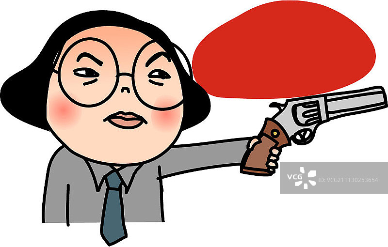 有趣的卡通女性角色图片素材