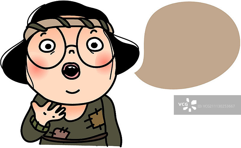 有趣的卡通女性角色图片素材