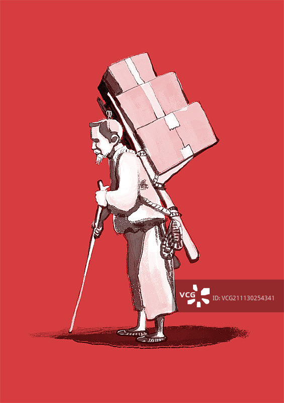 韩国古代的送货员图片素材