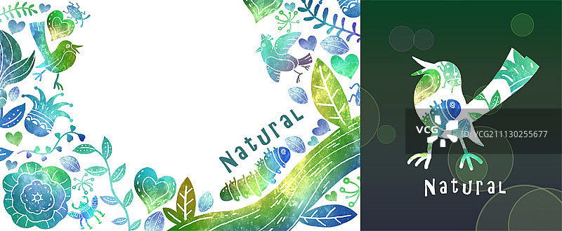 自然图案背景图片素材