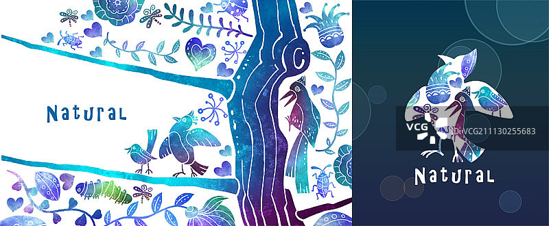 自然图案背景图片素材