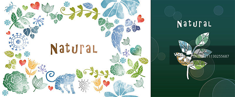 自然图案背景图片素材