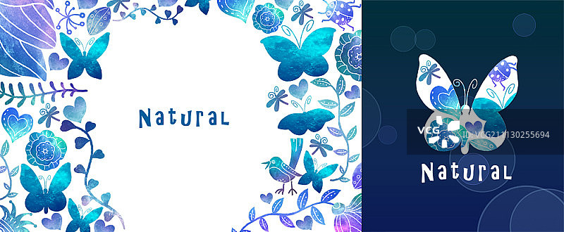 自然图案背景图片素材