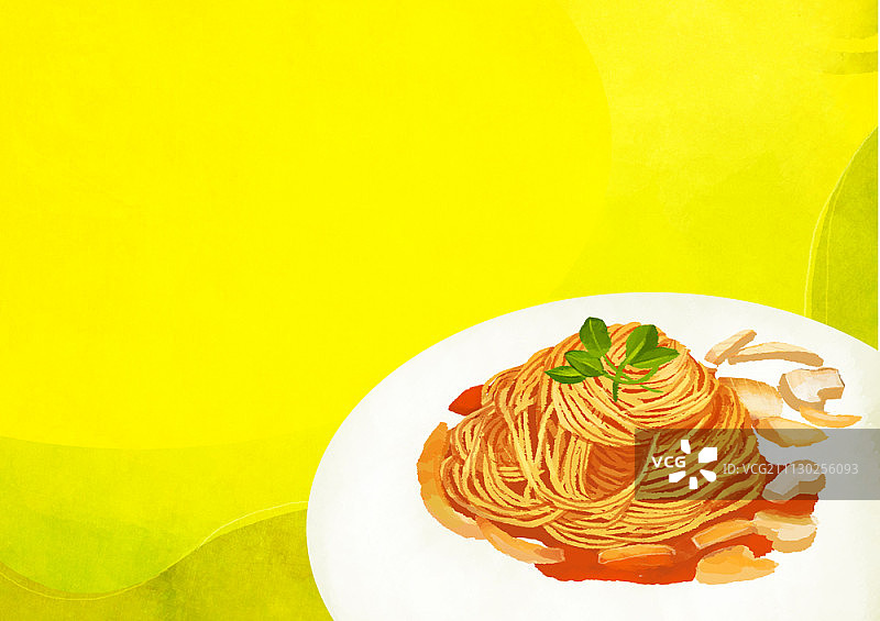 番茄意大利面图片素材