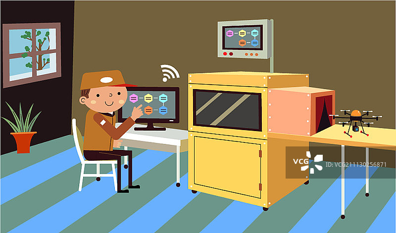 物联网概念图图片素材