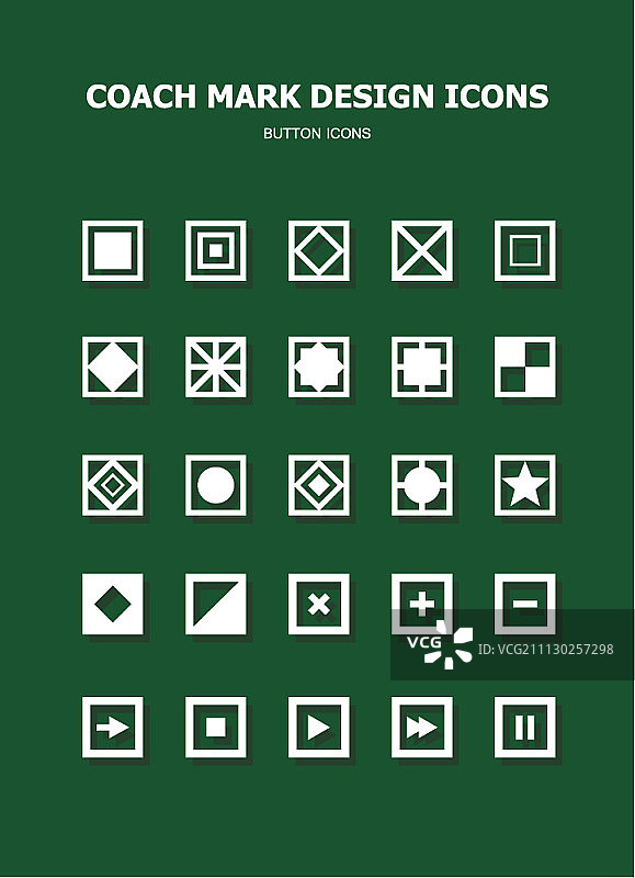 按钮图标集图片素材