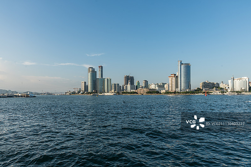 厦门鹭江道城市风貌图片素材