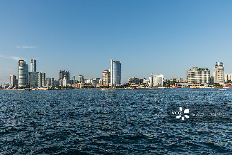 厦门鹭江道城市风貌图片素材