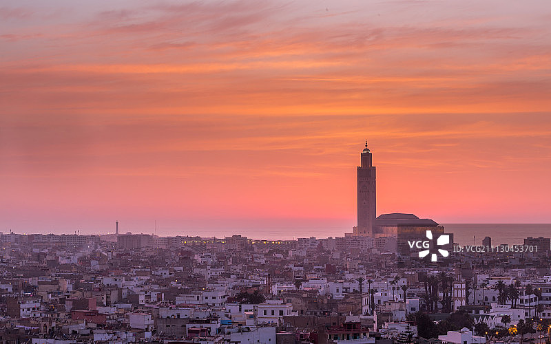 哈桑二清真寺图片素材