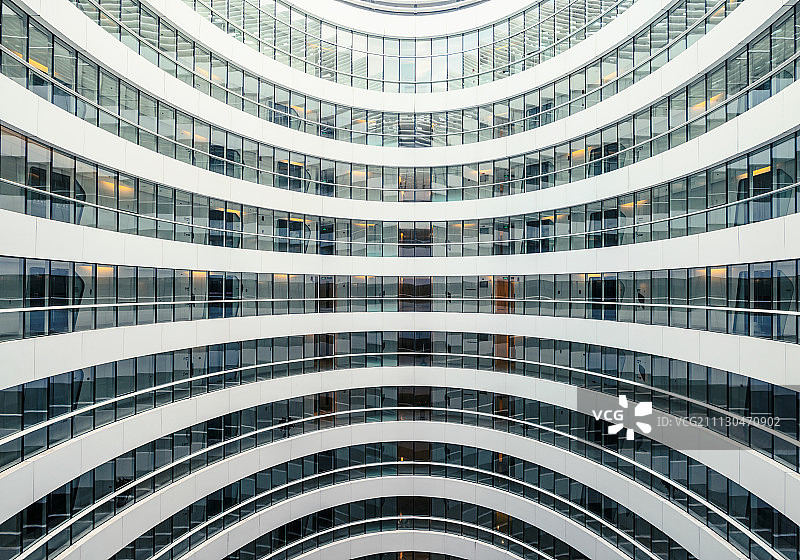 银河SOHO写字楼内景图片素材