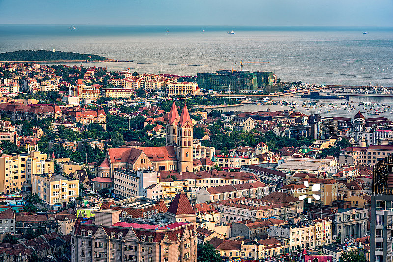 青岛老建筑图片素材
