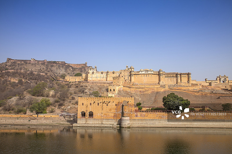 琥珀堡,斋浦尔,印度图片素材