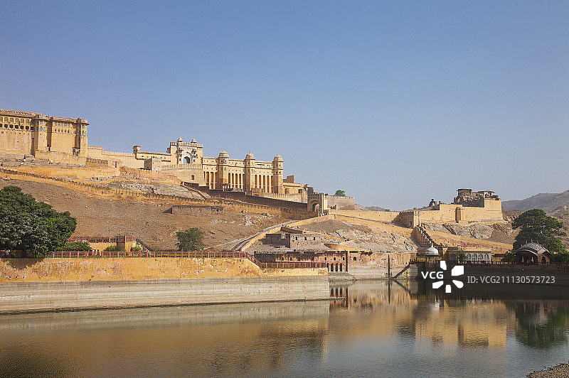 琥珀堡,斋浦尔,印度图片素材