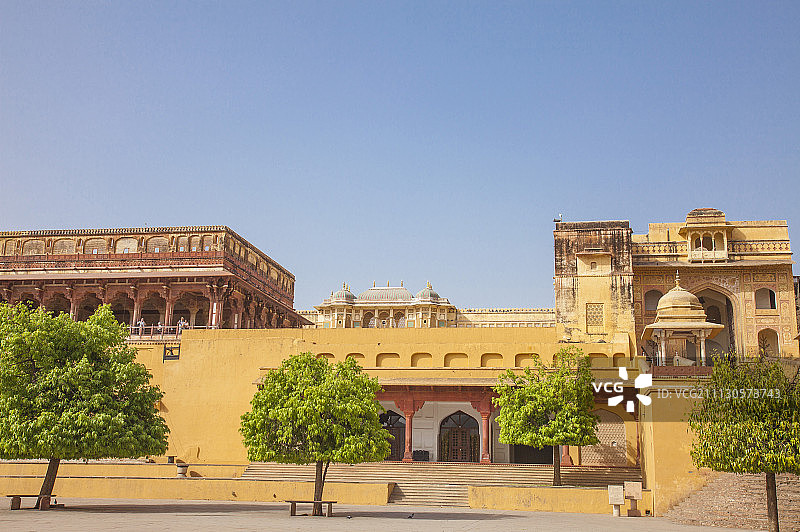琥珀堡,斋浦尔,印度图片素材