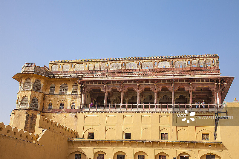 琥珀堡,斋浦尔,印度图片素材