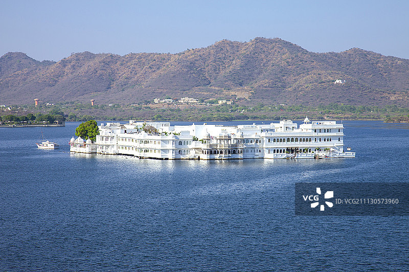 皮丘拉湖,水上宫殿,乌代布尔,印度图片素材