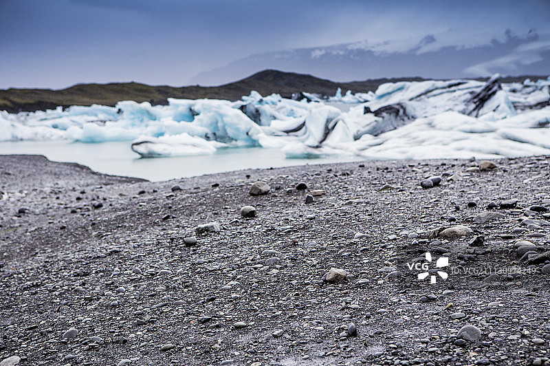 杰古沙龙冰河湖,冰岛,欧洲图片素材