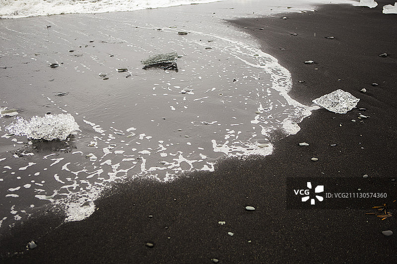 钻石沙滩,冰块,冰岛,欧洲图片素材
