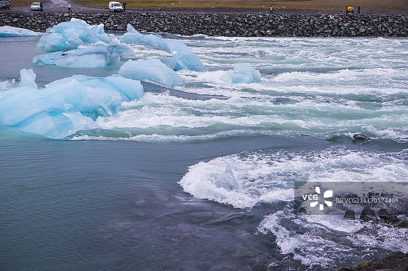 杰古沙龙冰河湖,冰岛,欧洲图片素材