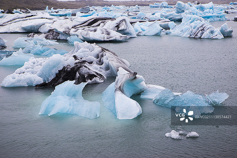 杰古沙龙冰河湖,冰岛,欧洲图片素材