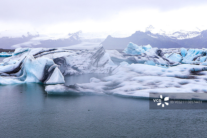 杰古沙龙冰河湖,冰岛,欧洲图片素材