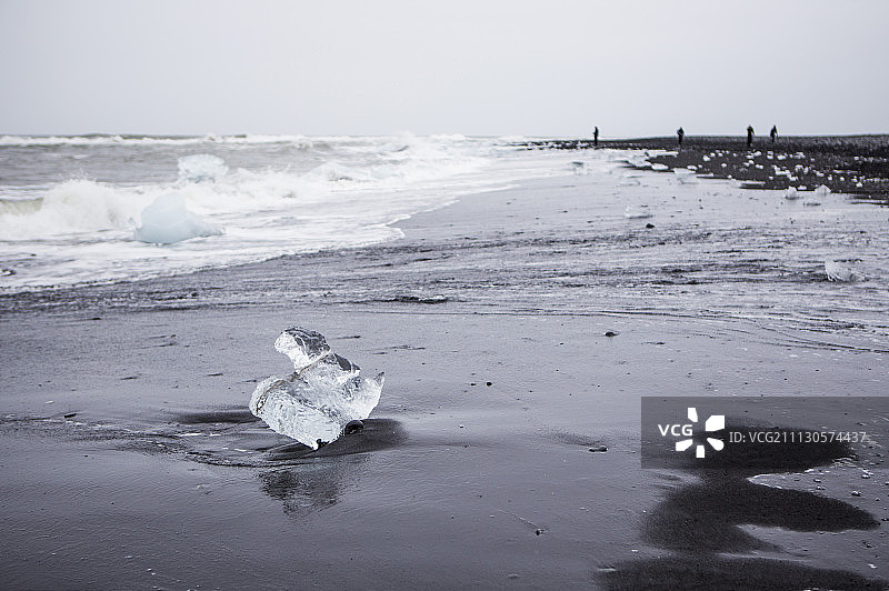 钻石沙滩,冰块,冰岛,欧洲图片素材