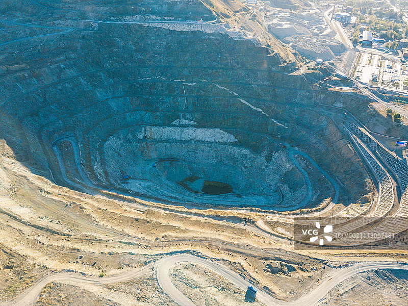 新疆三号矿坑图片素材