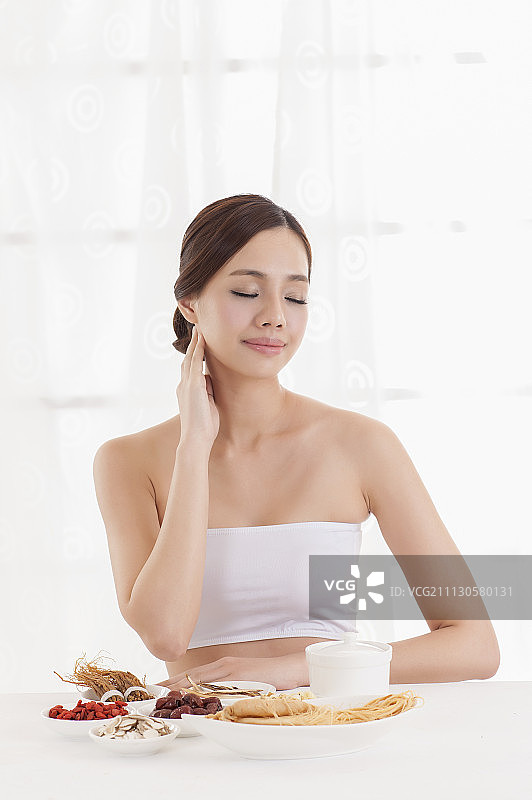 女性,中医,中药图片素材