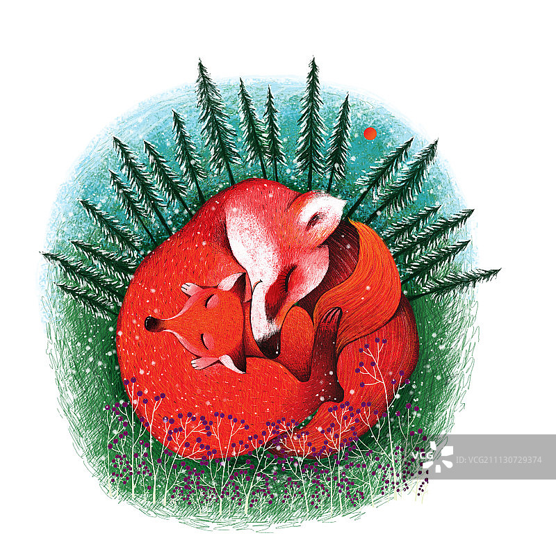 温暖的圣诞节图片素材