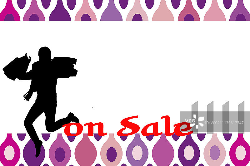 光棍节,购物,剪影图片素材