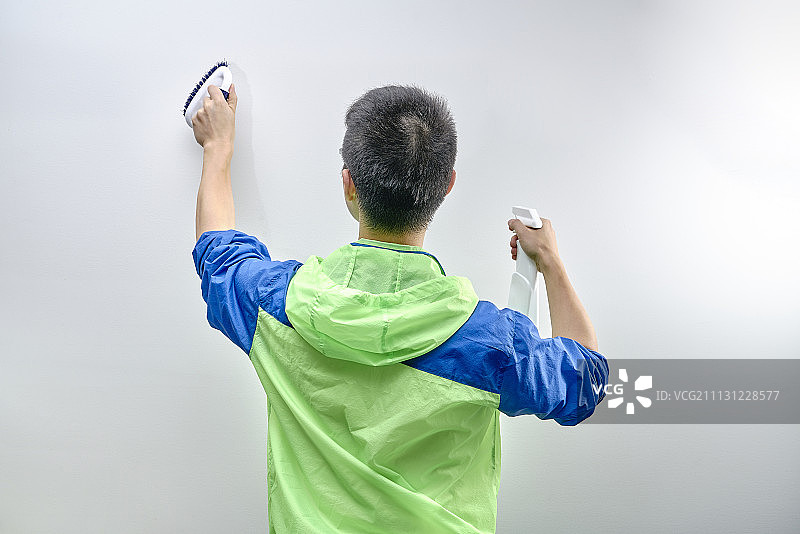 男性清洁工图片素材