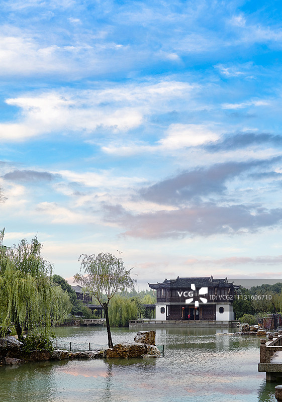 水景园林建筑图片素材