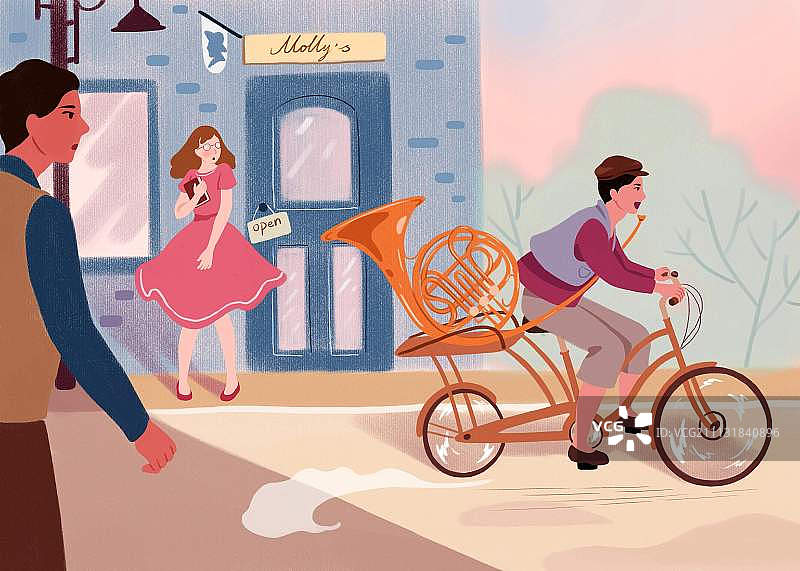 飞扬的裙角图片素材