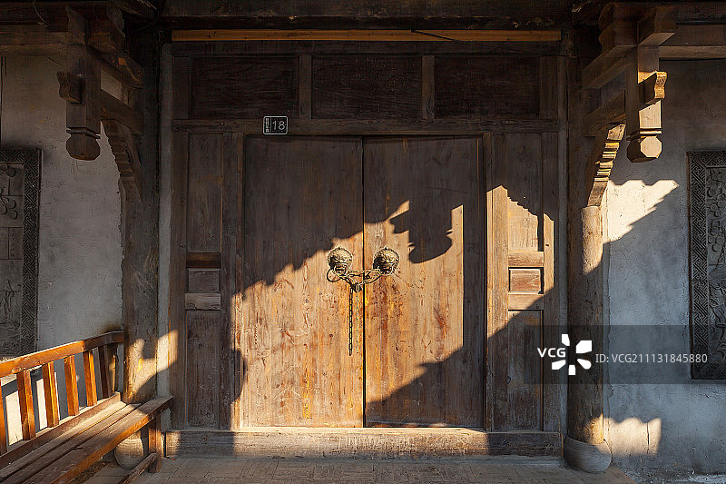 镇江句容千叶古村风光图片素材