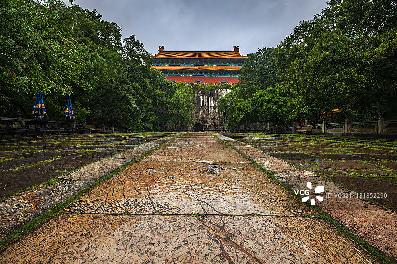南京明孝陵风光图片素材