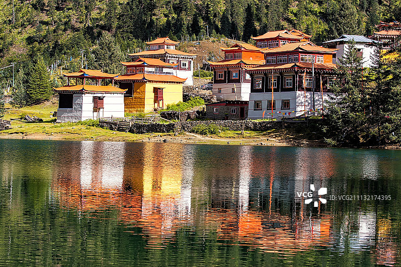 措卡湖风光图片素材