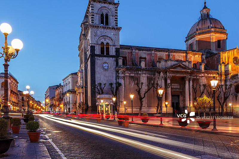 西西里岛阿奇雷亚莱图片素材