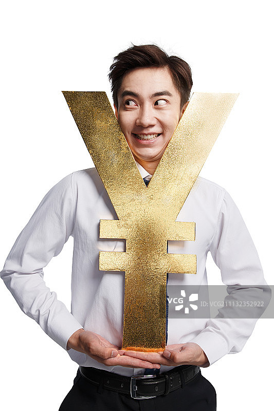 商务青年男人理财图片素材