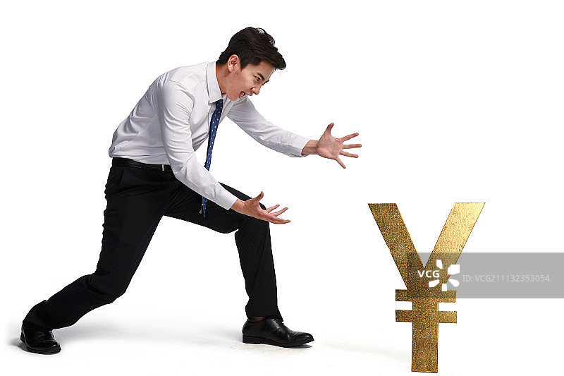 商务青年男人理财图片素材