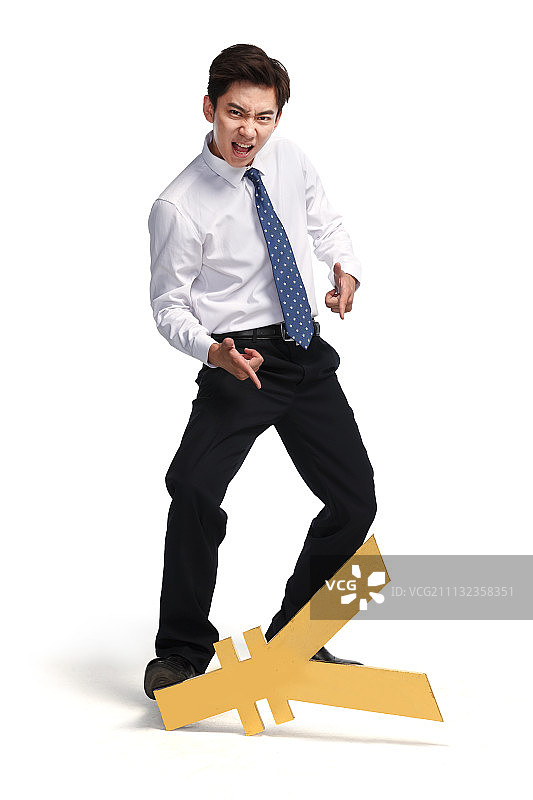 商务青年男人理财图片素材