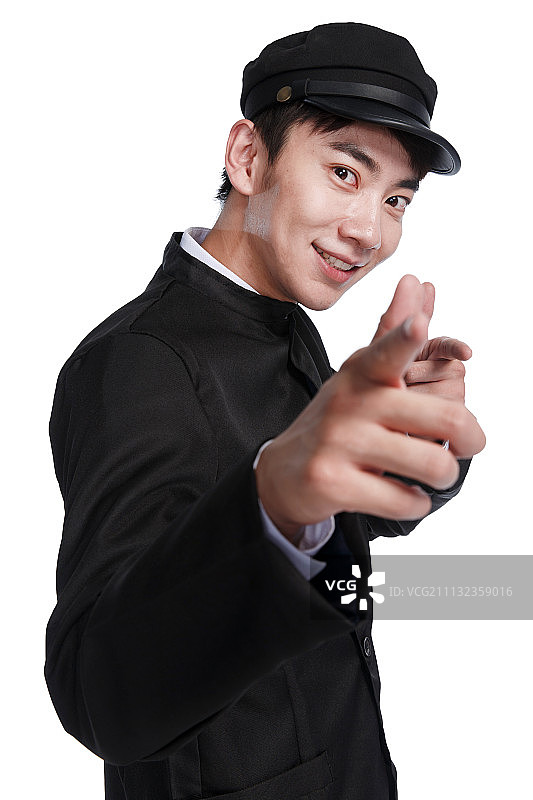 复古青年学生图片素材