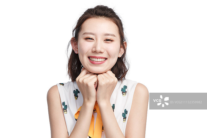 漂亮的年轻女孩图片素材