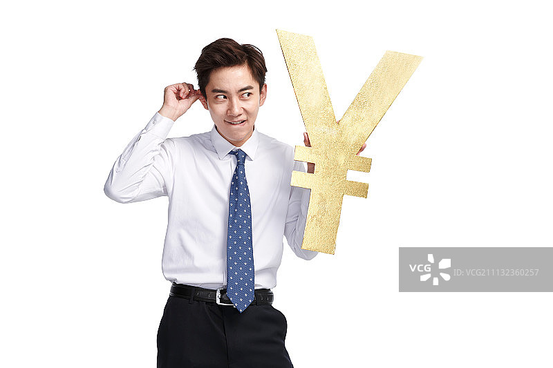 商务青年男人理财图片素材